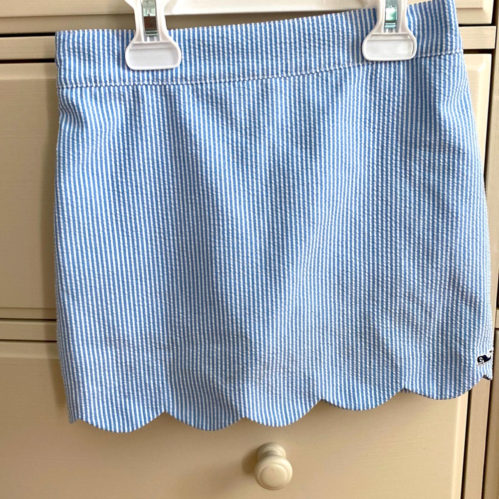NEVER Worn Vineyard Vines Seersucker Girls Skirt